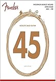 Fender アコースティックベース弦 8060 Acoustic Bass Strings, Phosphor Bronze, Long Scale, .45-.100