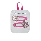 Rockahula Kidsロッカフラキッズ/H567Pグリッターハートクリップ/ピンク