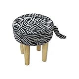 キッチンやお部屋のアクセント  ベンチスツール用替えカバー ホルスタイン