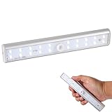 Zehui Usb充電式スティックon Anywhere forキャビネットパントリーカウンタバスルームLEDモーションセンサーキャビネット下夜ライト