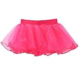 子供服 チュールスカート キッズ ベビー 女の子 バレエドレス レディース チュチュスカート パニエ 三重構造 ダンス ミニスカート かわいい 舞台衣装 学園祭 発表会 パーティー お遊戯会 5色（M