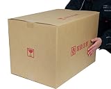 ダンボール箱１２０サイズ（段ボール箱）（W 50.6×D 34.0×H 33.9cm）1枚　強度アップ材質（中芯160g）（K-6)引越し・保管・梱包用