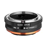 K&F Concept レンズマウントアダプター KF-FDE.Ⅳ (キヤノンFDマウントレンズ → Eマウント変換）