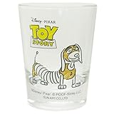 トイストーリー[ガラスコップ]ミニグラス/ウッディ バズ エイリアン ディズニー【スリンキードッグ 】