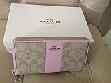 COACH 財布F52859 SIGNATURE PVC LEATHER ACCORDION ZIP WALLET [並行輸入品]