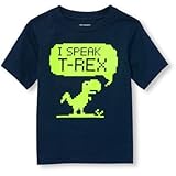 ザ・チルドレンズプレイス THE CHILDREN'S PLACE/ ショートスリーブデジタルディノグラフィックティ タイダル トップス半袖Tシャツ 4歳【並行輸入】