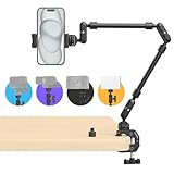 SmallRig 56cm マジックアーム（クランプ付き）オーバーヘッドスマホマウント フレキシブルデスクカメラスタンド 多関節フリクションブームアーム（スレッドアダプター付属）POV撮影 ライト ウェブカメラ マイク アクションカメラ用 コンテンツクリエイター向け 4766