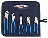 Channellock Tool Roll-5 Professional Tool Set with Tool Roll, 5-Piece by Channellock