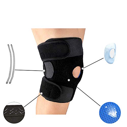 Mua Ancocs 調整可能な膝サポーターブレース 膝サポーター 医療用 膝サポーター スポーツ 膝固定サポーター 女性用と男性用 サイドスタビライザー付き 通気性 ネオプレン オープン膝蓋骨サポーター Acl Pcl Lcl Mcl 半月板損傷 関節炎 ひざの痛みを