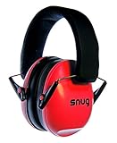 Snug キッズイヤーマフ 聴覚過敏 自閉症 映画館 ライブ会場に最適 コンパクト (赤)