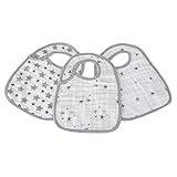 エイデンアンドアネイ ADEN+ANAIS スタイ 3枚セット スナップ付 モスリンコットン ビブ トゥインクル（7106） NIBBLE SNAP BIBS twinkle よだれかけ ベビー 赤ち