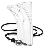 Rakuten Hand 4G / 5G ケース クリア ストラップ 三本付き 適用 RakutenHand P710 P780 クリアケース 楽天 ハンド 透明 カバー 楽天ハンドケース 楽天ハンドカバー RakutenHandケース 楽天Hand スマホケース 【GoKIGIoD】 ソフト バンパーケース 首掛け ネックストラップ 指掛け ハンドストラップ 携帯カバー 薄型 軽量 TPU