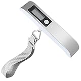 Austrake ラゲッジチェッカー 吊りはかり スーツケース 荷物はかり デジタルスケール 50kgまで 携帯 軽量小型 旅行便利　2色選択可能