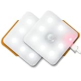 ZEEFO 2パックキャビネットライト、モーションセンサーライト、充電式バッテリ駆動式motion-activated LEDナイトライト、スティックAnywhere内蔵マグネットのキッチン、廊下、P