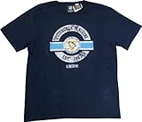 Pittsburgh PenguinsロゴネイビーブルーアップリケメンズCCM Tシャツ – ミディアム
