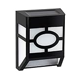 LTE 省エネかつ経済的なソーラー壁掛けライト 自動充電点灯式 電球色