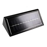 Exlight Solar Powered Outdoor Motion Sensor Detector Wall Light 32LEDs (400 Lumens) Waterproof, Can 