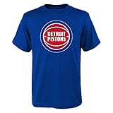 NBA Detroit Pistons Boys – Primaryロゴ半袖Tee、ロイヤル、L ( 7 )