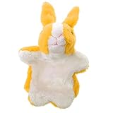 Dovewill 全9色　　 人形　 ぬいぐるみ 　ウサギ　ハンドパペット　ソフト　親子ゲーム　ストーリーテリング　　就学前玩具　　 - 黄