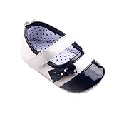 elaco新生児幼児用ベビーGirls Soft Sole Crib shoes-infant カラー: ブラック