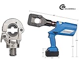 CGOLDENWALL φ45mmまで電動油圧式ケーブルカッター　ハイドロプライヤー両用　ダイス12種付300mm²までの銅端子240mm²までのアルミ端子　【一年安心保証】