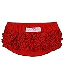 Ruffle Butts【ラッフルバッツ】　Red Woven RuffleButt　(6カ月～12カ月) [RB0010-6-12m]