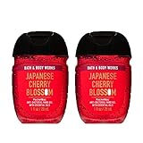 【2個セット】バス &amp; ボディー ワークス 抗菌ハンドジェル サニタイザー ジャパニーズ チェリー ブロッサム 29 ml [並行輸入品]