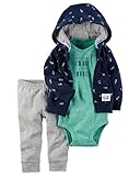 カーターズ Carter's パーカー ボディスーツ パンツ 3点セット ベビー服 男の子 ロケット 6months(61-67cm) [並行輸入品]