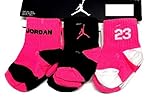 Nike Jordan 23 Baby Girl 's Quarterクルーソックス6ペア、6 – 12 M