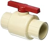 King Brothers Inc. CBV-2000-S 2-Inch Solvent PXL CPVC Ball Valve, Tan [並行輸入品]