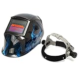 Blue Skull Solar Auto Darkening Grinding Helmet Arc Tig Mig