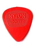 Jim Dunlop ギターピック Nylon Midi Standard 443R (0.53mm 赤)