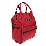 Lovoski 旅行　おむつ取替えバッグ　マザーズバッグ　バックパック　トートバッグ　大容量 　全5色 - レッド