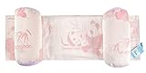 Ziweiba ベビー用品 赤ちゃんまくら ピロー 新生児枕 無地柄0-3歳 うつぶせ寝防止に 寝返り防止 クッション 赤ちゃんの安眠を助ける パンダ様モチーフ (C)