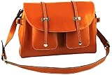 Yippydada Paris Real Leather Baby Changing Bag (Orange)