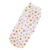 【ノーブランド品】新生児　押さえつける　ラップ　暖かい　毛布　幼児　フリース　寝袋　おくるみ　0-6ヶ月　全4タイプ - ＃1