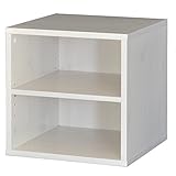 キューブボックス 収納BOX インテリア ハコオープン WH