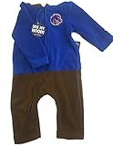 MascotWear See My Hood幼児18月ボイジー州立ブロンコスポリエステルフリースジップアップフード付きOnesie