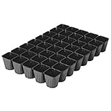 【2500個】 7.5cm 黒 TOシステムポット-40P ポリポット 東海化成 タ種 代不