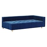 arne ベンチソファ ベンチ イス 背もたれ 肘掛け 片肘付き コーナーソファー Baggy DX-L 3×7 モケット ブルー