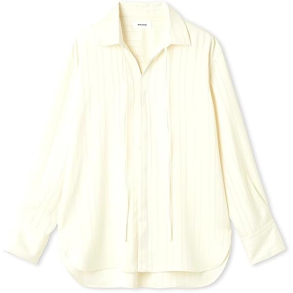 Amazon | [ミースロエ] BACKシアーサテンシャツ MWFB252015 レディース