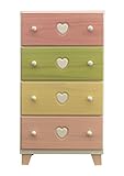 大川家具 nakakei チェスト ウィズハート 45cm幅4段