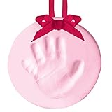 Pearhead Babyprints Handprint or Footprint Holiday Keepsake Ornament, Pink by Pearhead
