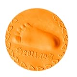 QIAONAI 手形 粘土 赤ちゃん 手形 足形 手形 ベビー 赤ちゃん 手形 立体 ペットの肉球 成長きろく 成長記録 アートクレイ 誕生記念 出産祝い メモリアルグッズ お祝い 無毒 安全 (オレ