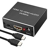 PROZOR HDMI 音声分離器 HDMI2.0対応 4K＠60Hz YUV 4:4:4 HDR 3.5mmジャック付き