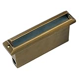 Best Quality Lighting LV54AB Finished Outdoor Step Light with Clear Glass Shade, Bronze [並行輸入品]