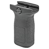 PTS 正規品 EPF2-S 20㎜レール用 フォアグリップ ショート バーティカルグリップ Dupont Zytel 実物ポリマー樹脂製 (Enhanced Polymer Foregrip) - BK ブラック