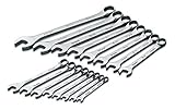 SK 86223 SuperKrome 16 Piece 12 Point 6-Millimeter to 22-Millimeter Combination Wrench Set [並行輸入品]