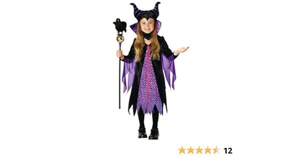 Amazon ディズニー 眠れる森の美女 マレフィセント ディズニー キッズコスチューム 女の子 100cm 1cm おもちゃ おもちゃ