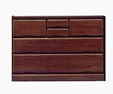 大川家具 ハーティーカンパニー ローチェスト セーフ 105cm幅 ブラウン 161852